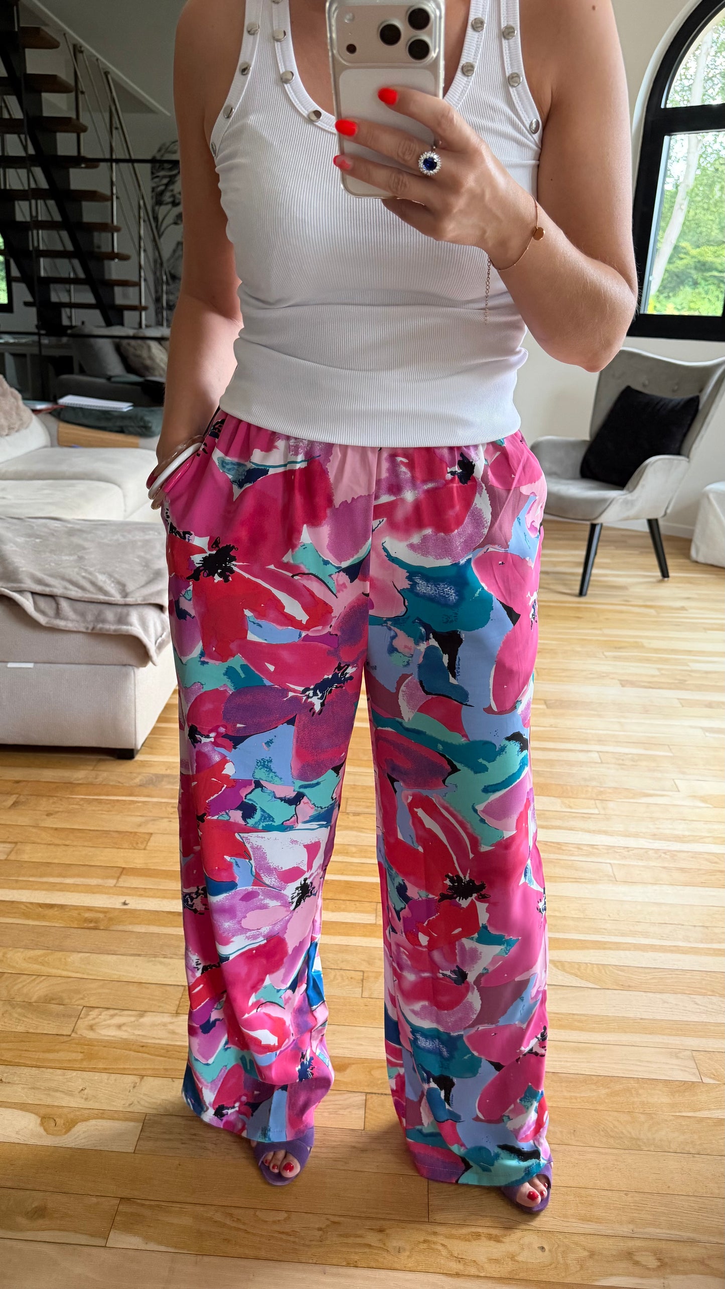 Pantalon rosé
