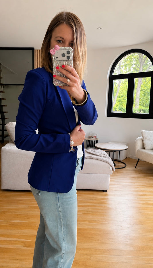 Veste bleu roi