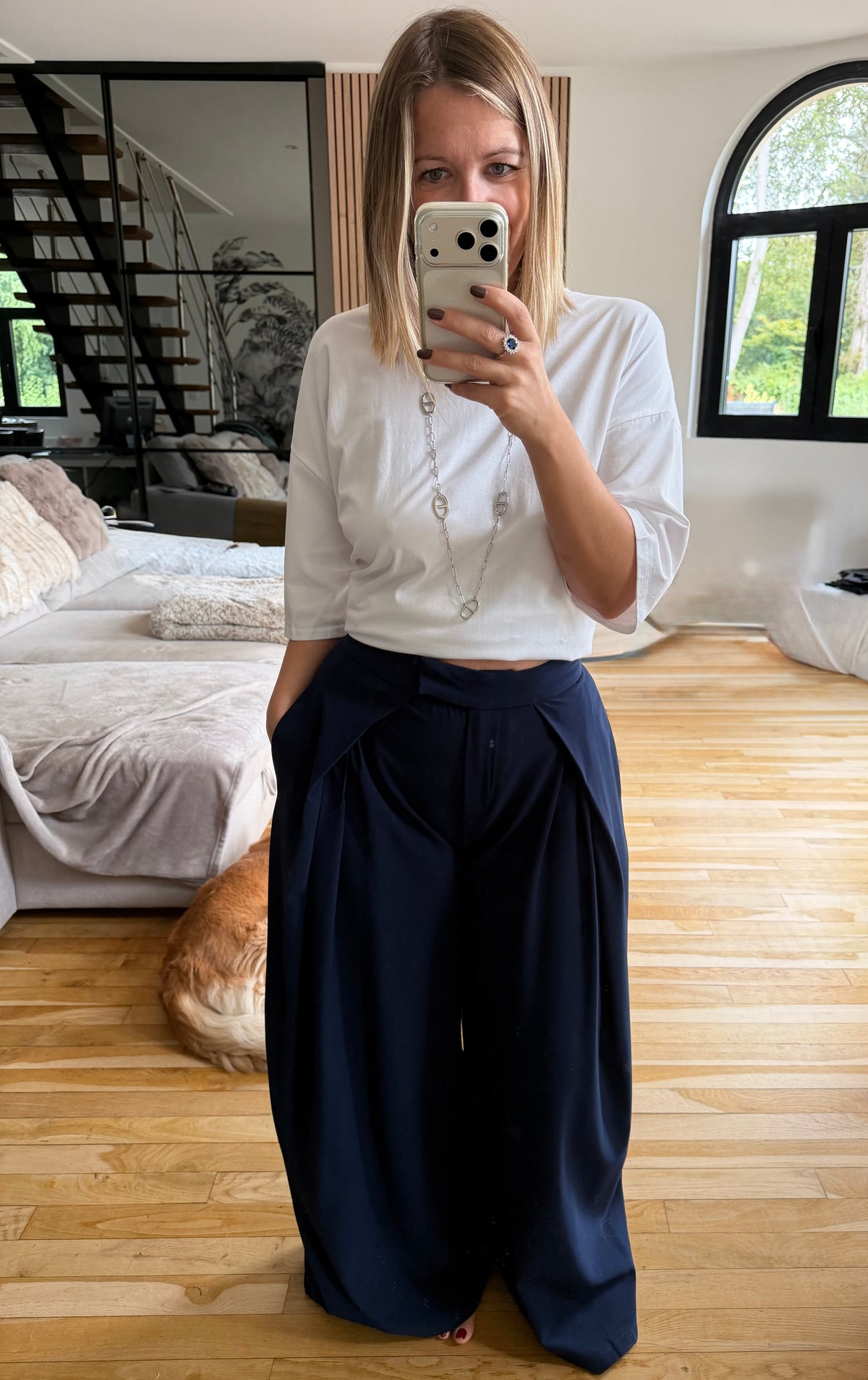 Pantalon large