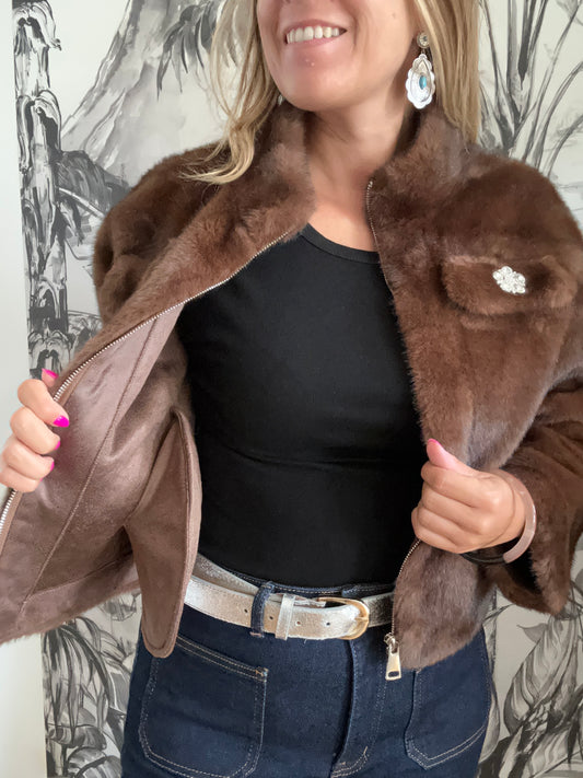 Veste en fourrure