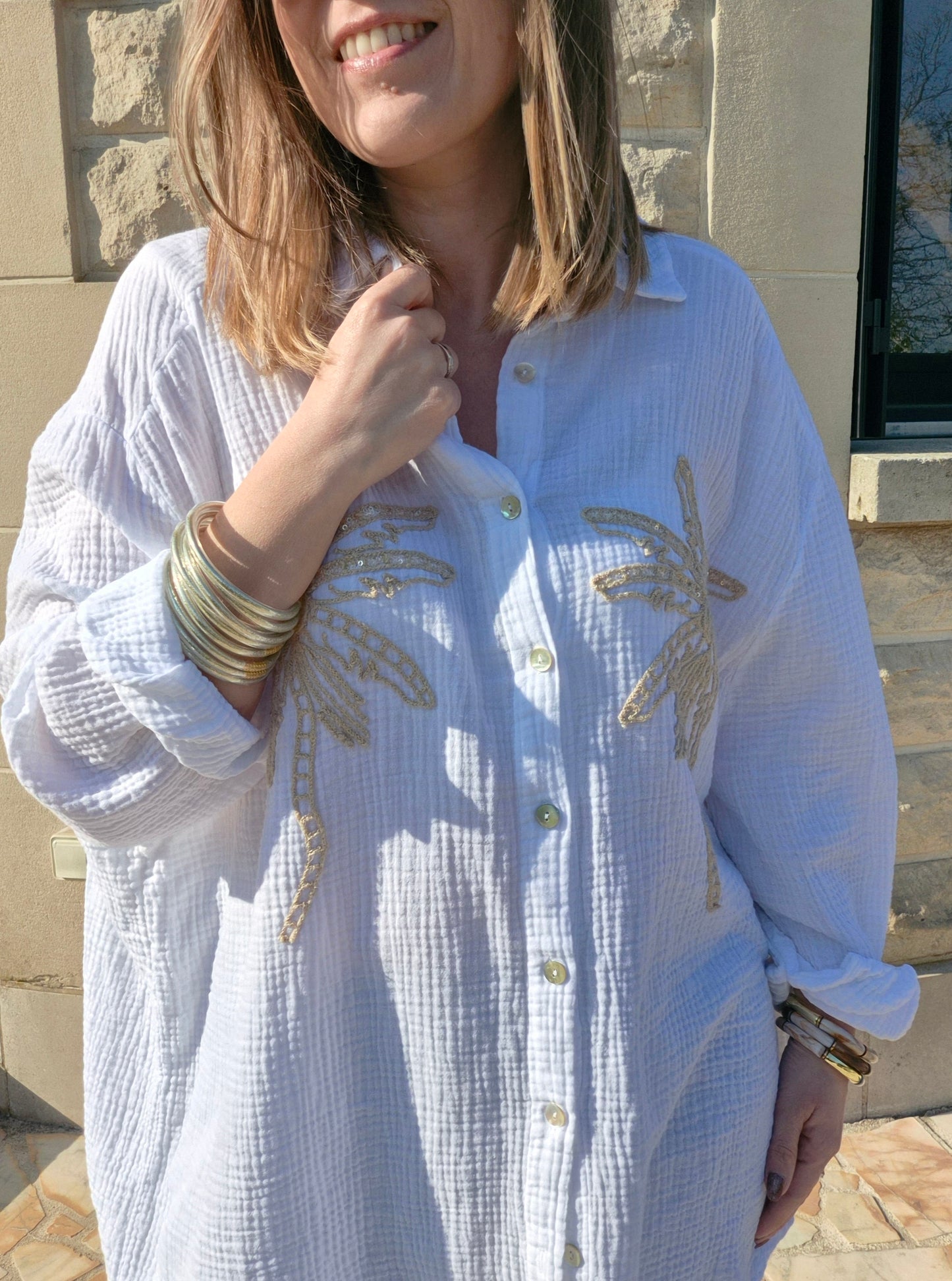 Chemise Palmiers