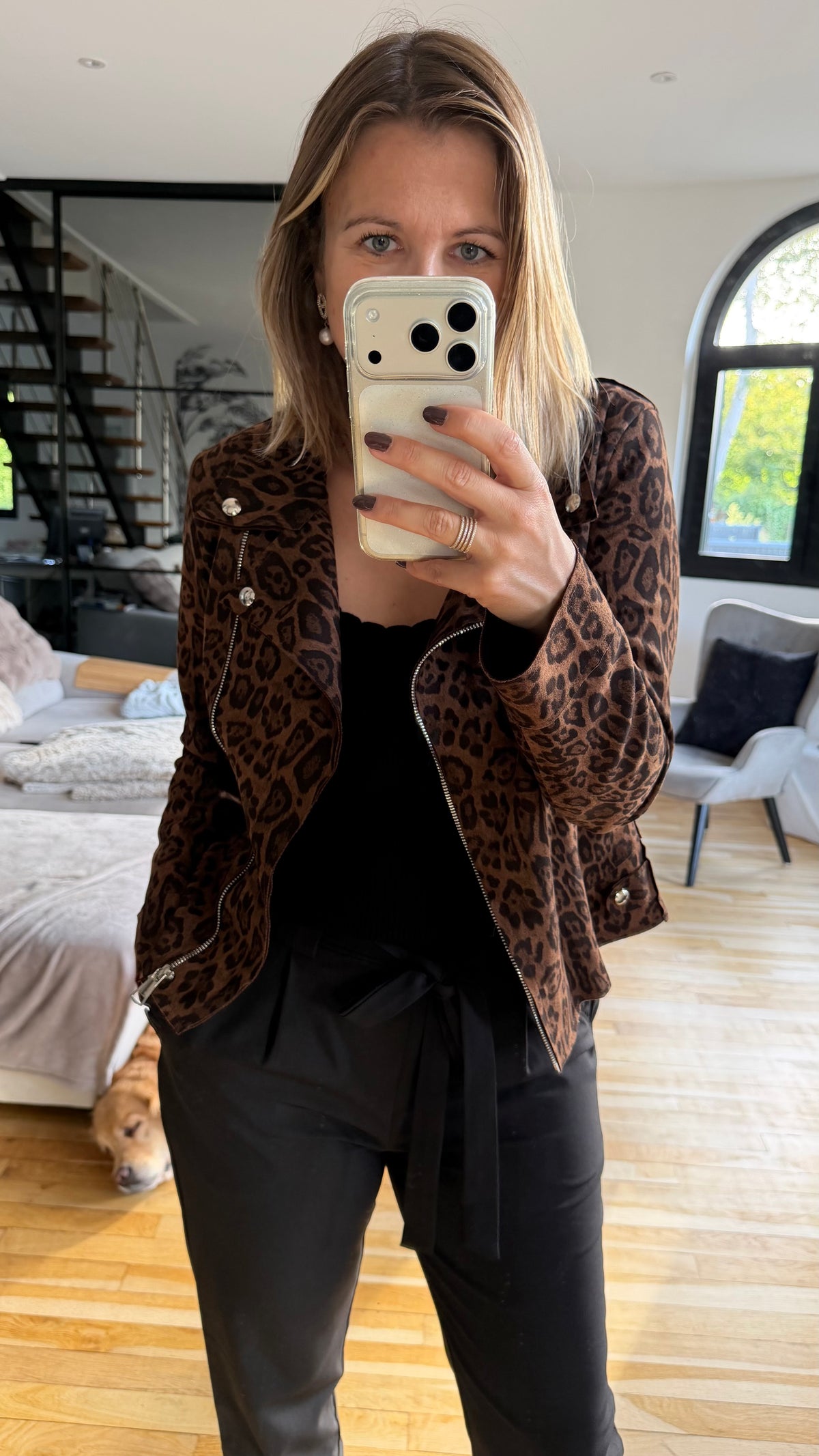 Veste léopard