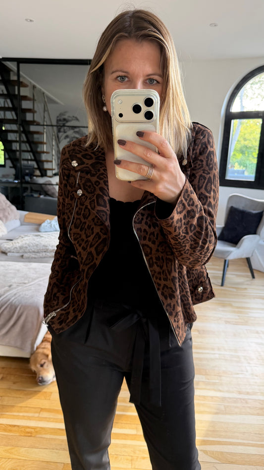 Veste léopard