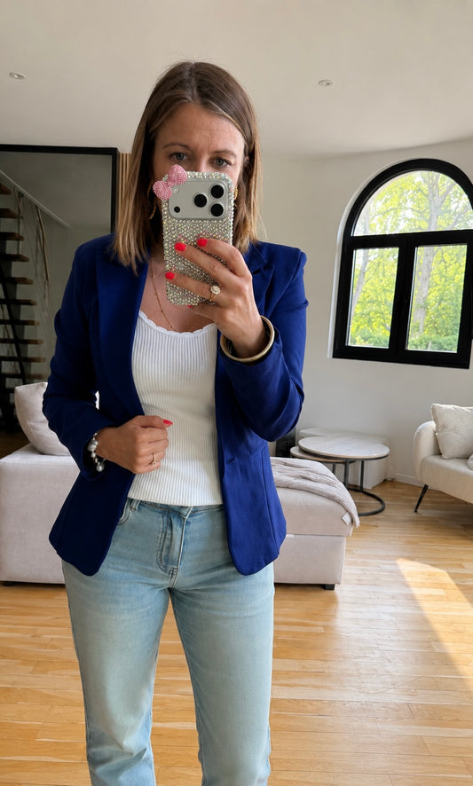 Veste bleu roi