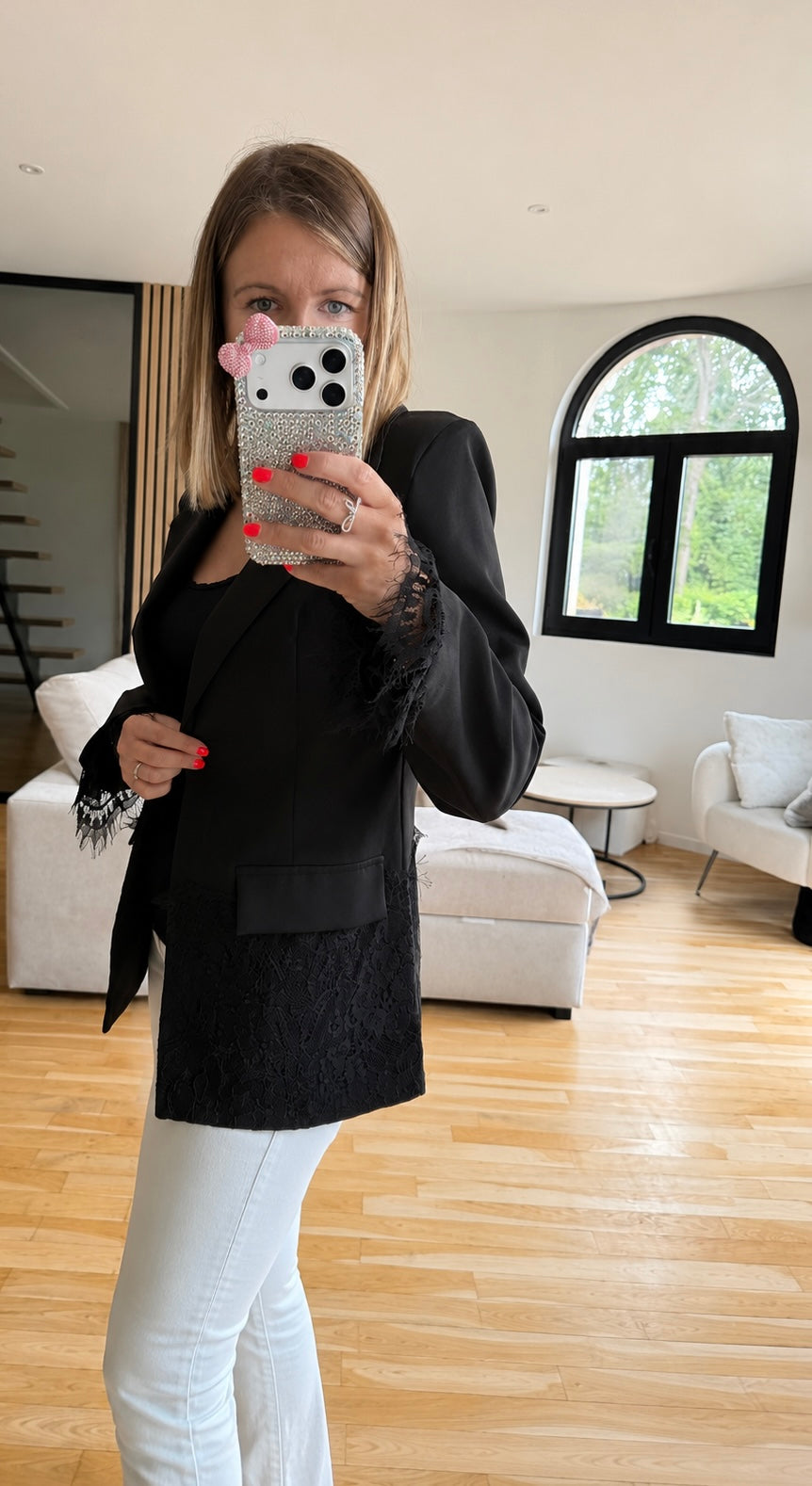 Veste dentelle