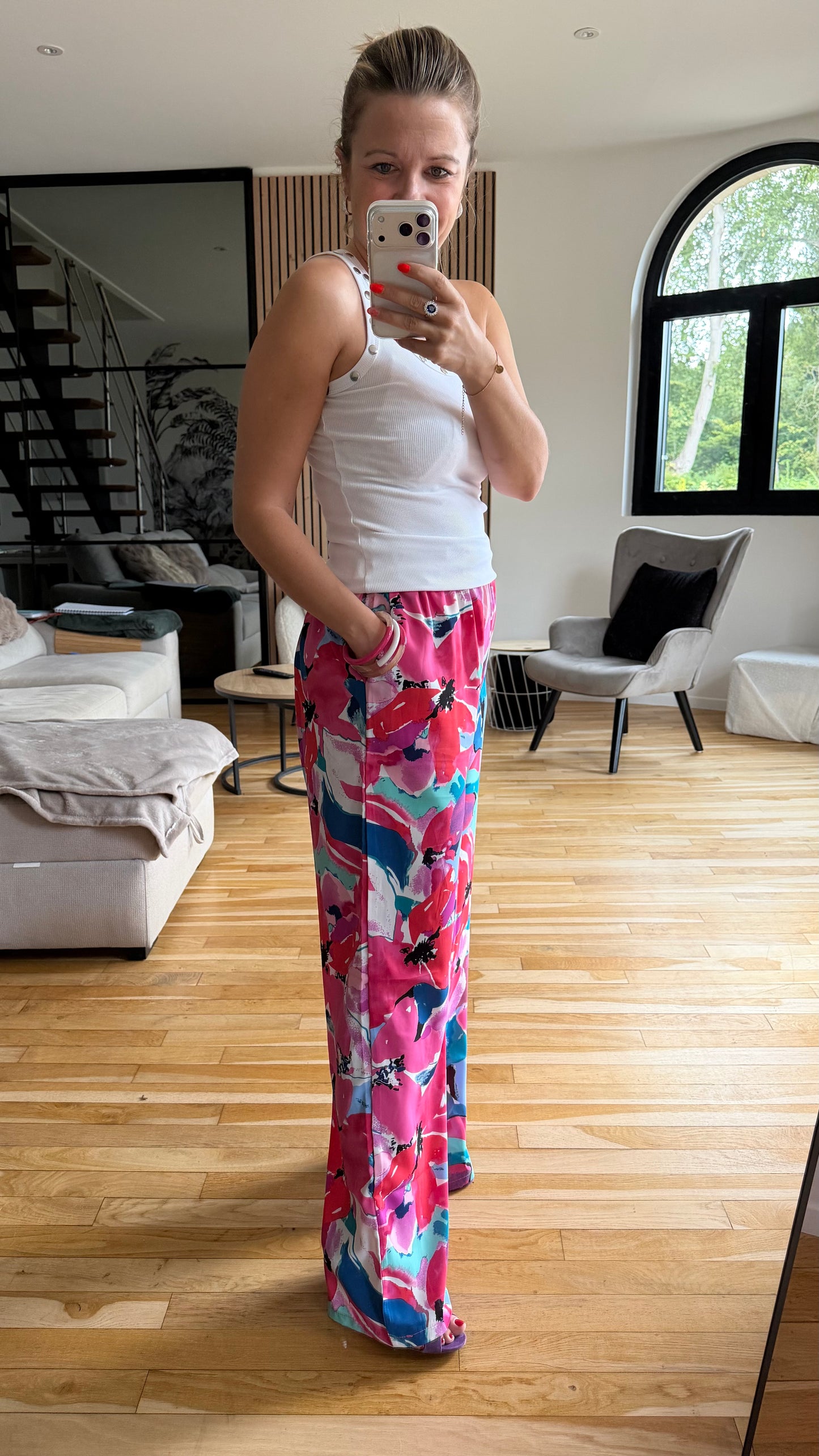 Pantalon rosé
