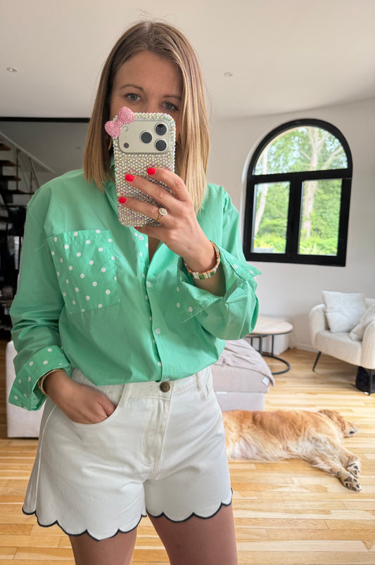 Chemise menthe