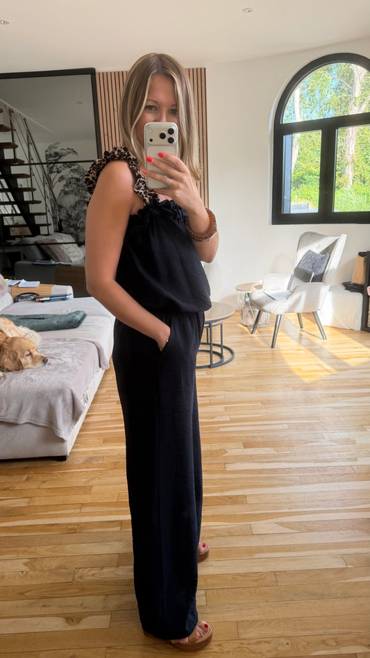 Ensemble Rosa bleu marine