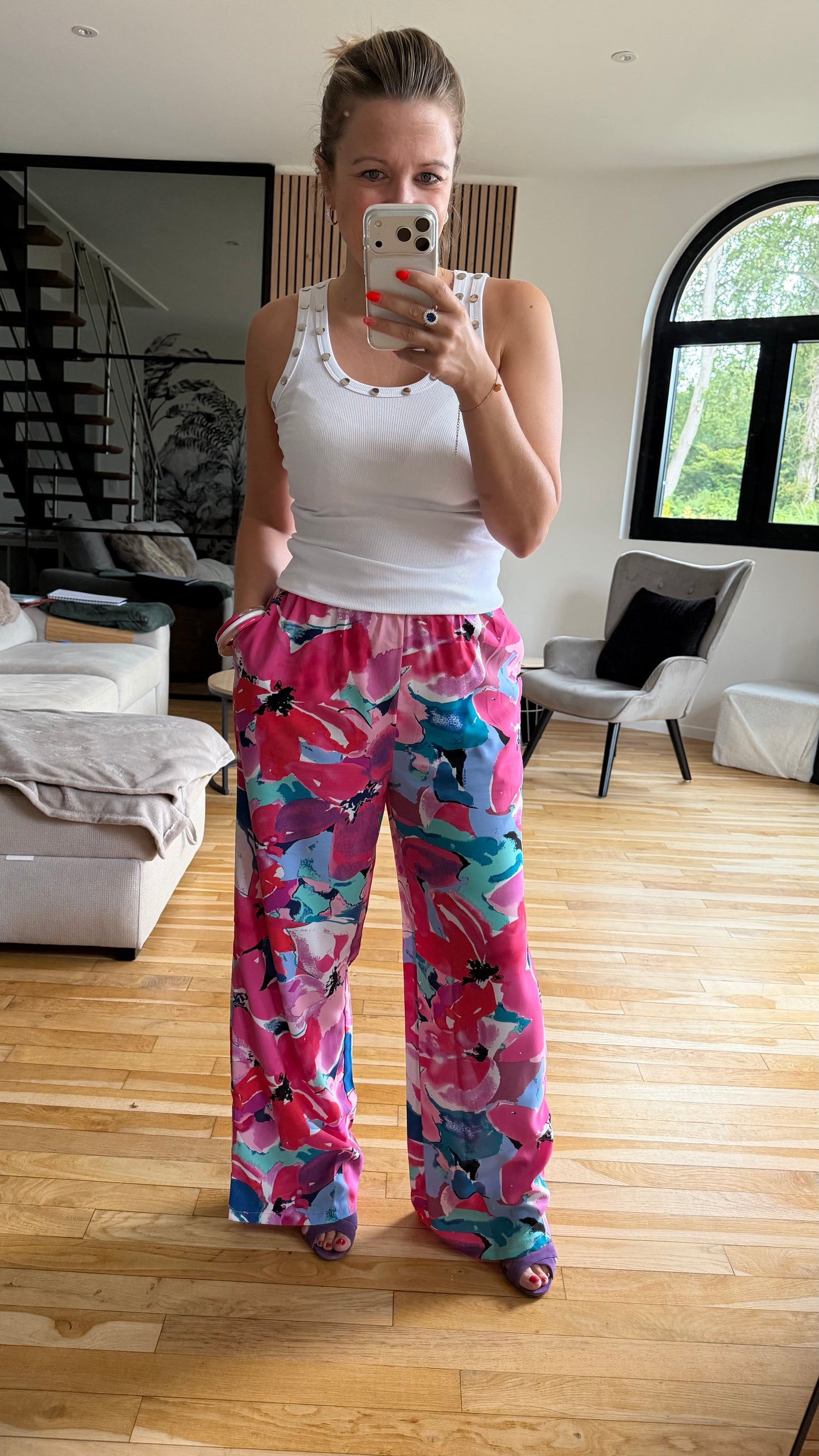 Pantalon rosé