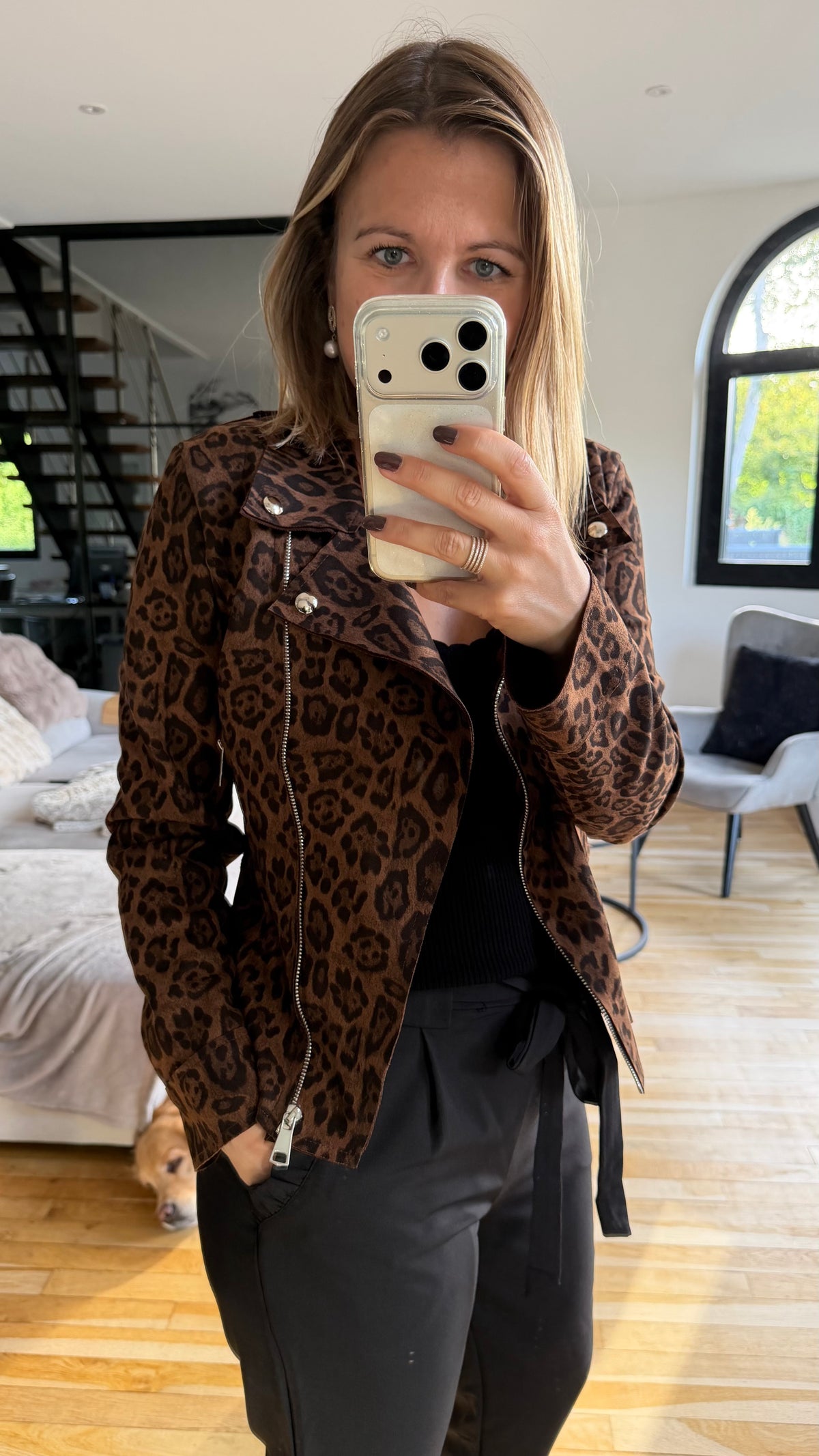 Veste léopard