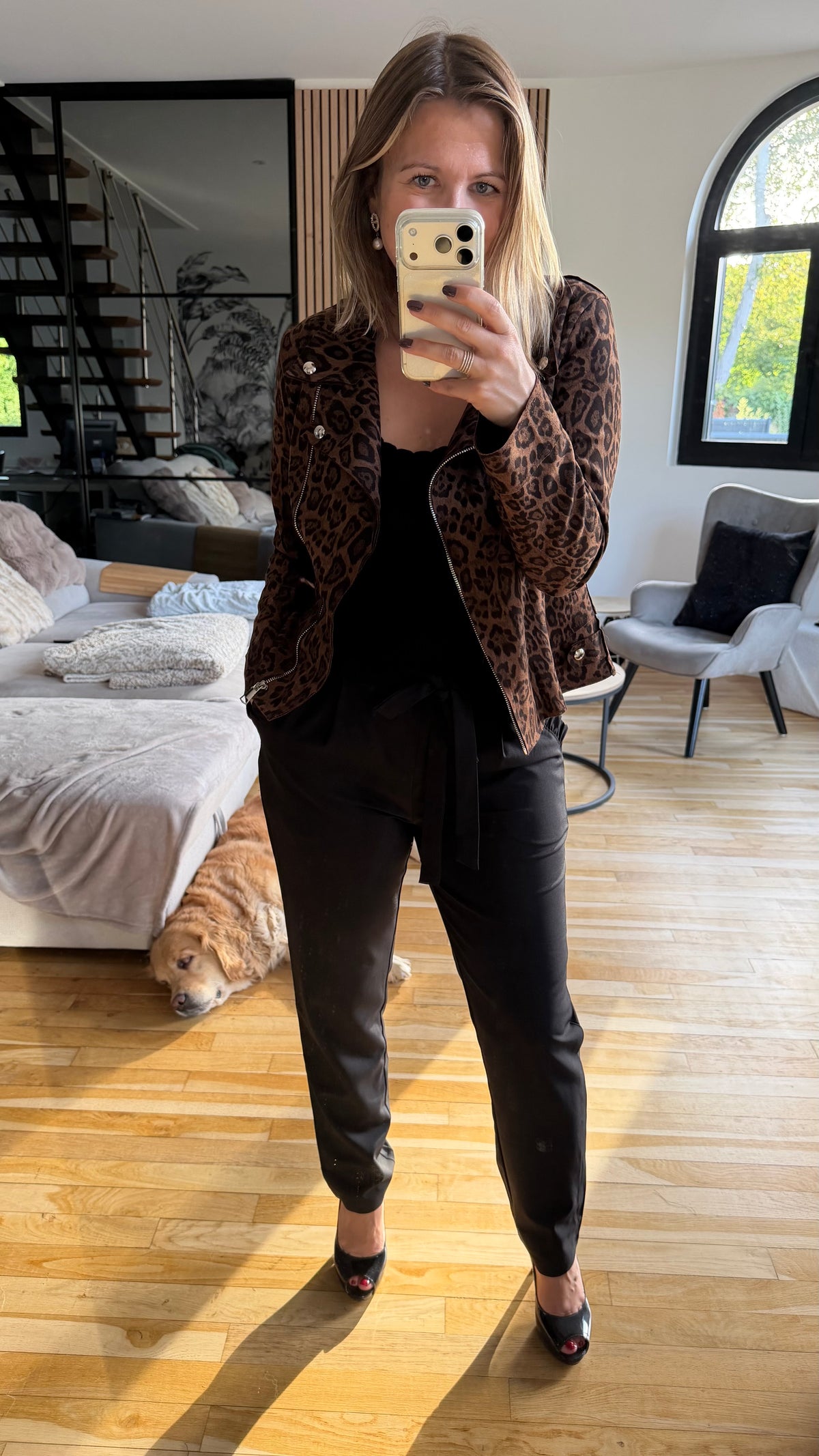 Veste léopard