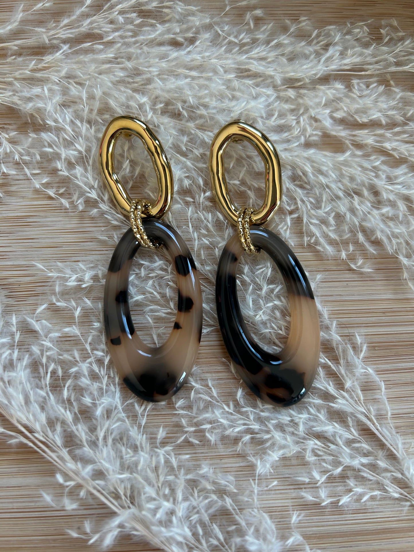 Boucles d'oreilles léopard