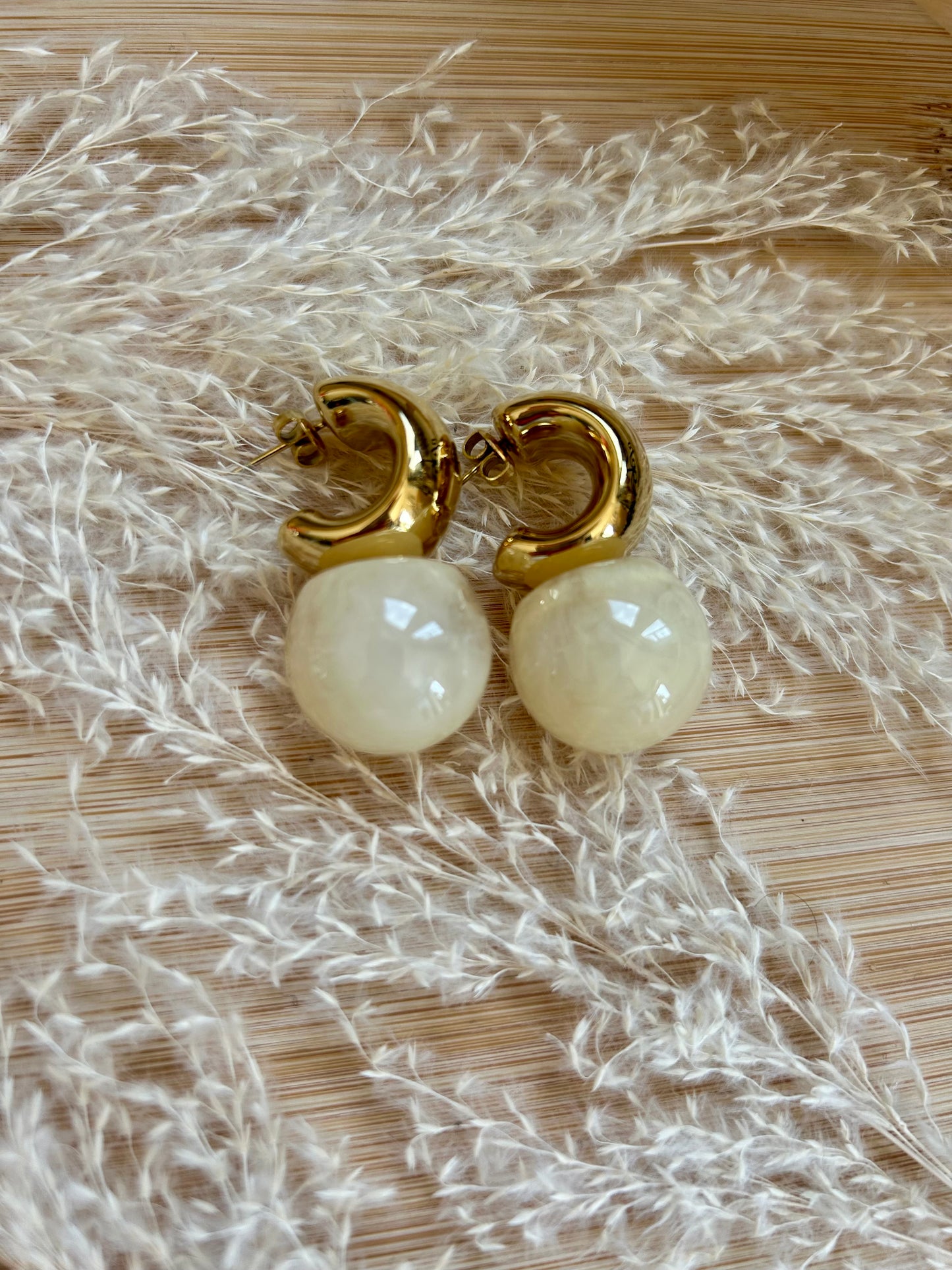 Boucles d'oreilles perles