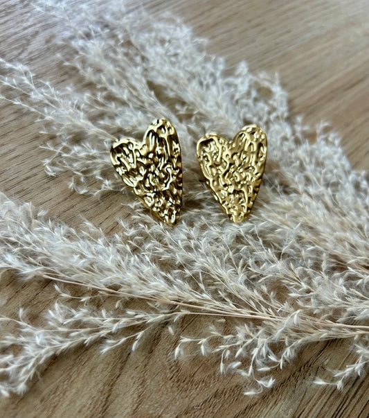 Boucles d'oreilles coeur