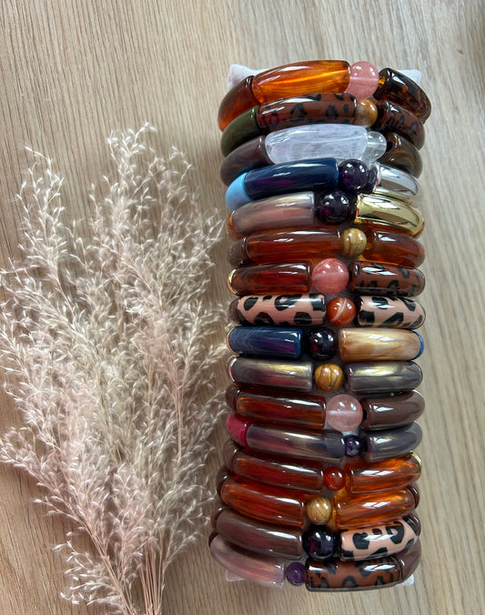 Bracelets en résine