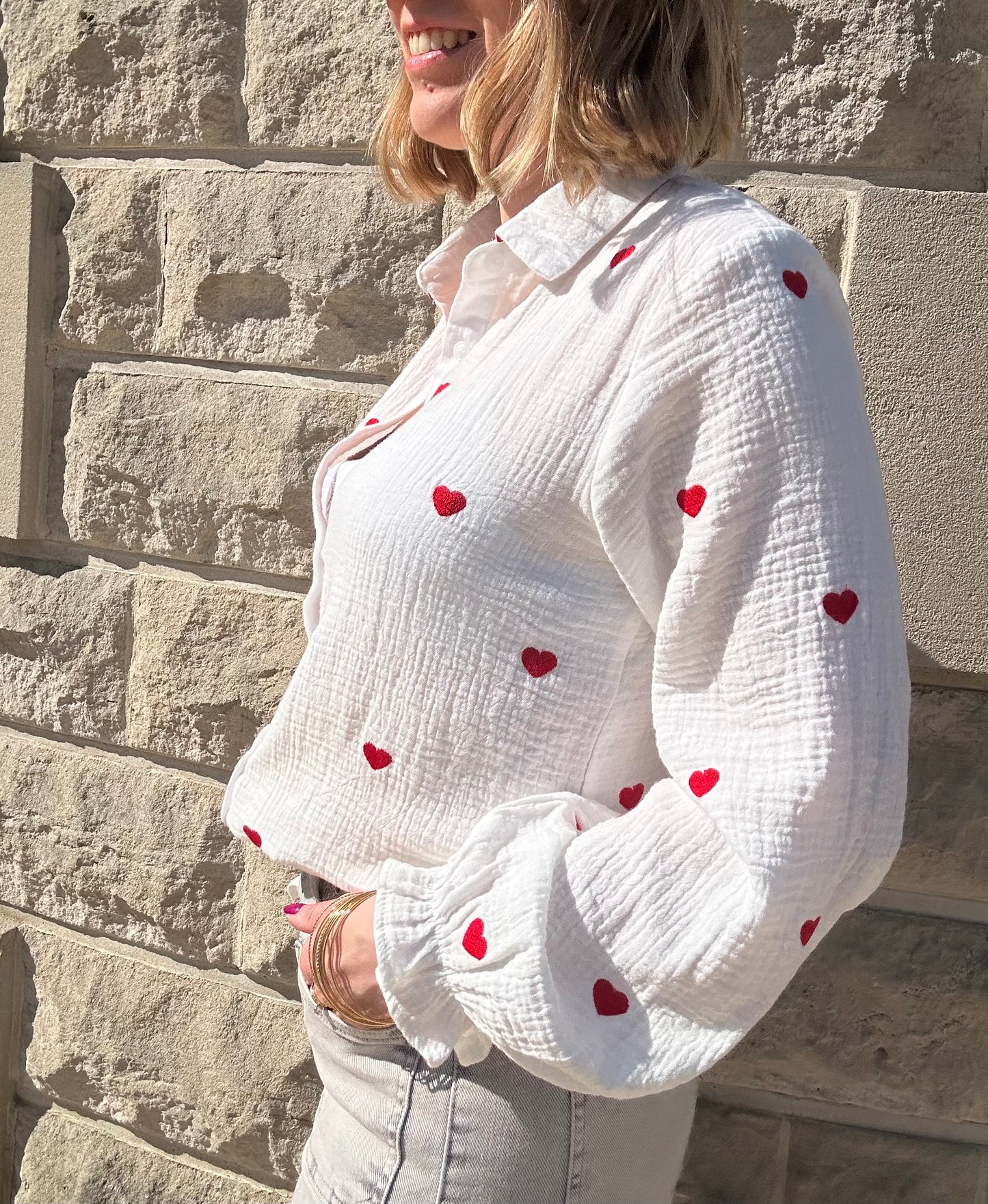 Chemise coeurs