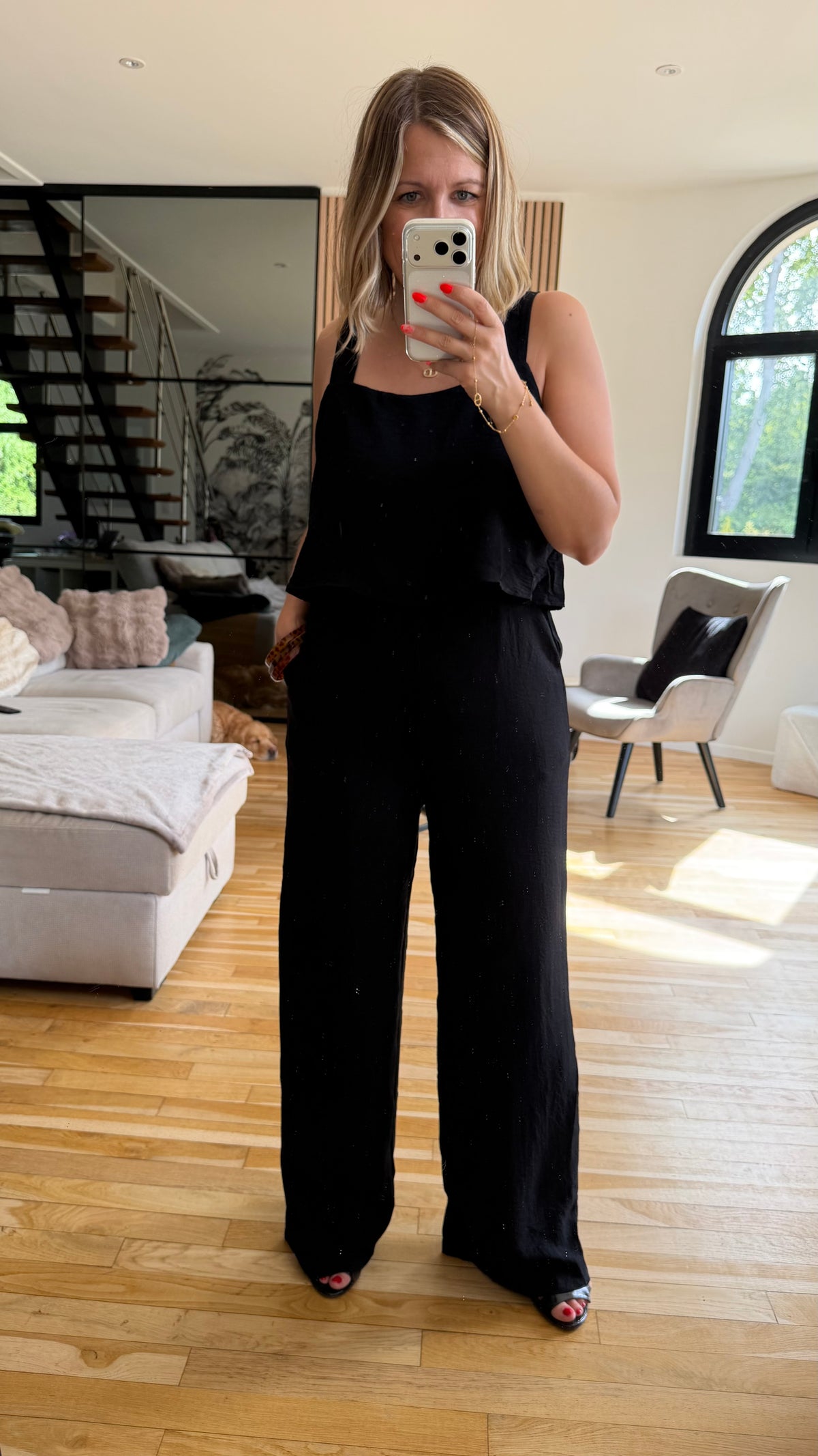 Combinaison noir chic