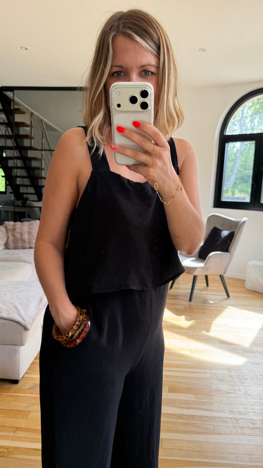 Combinaison noir chic