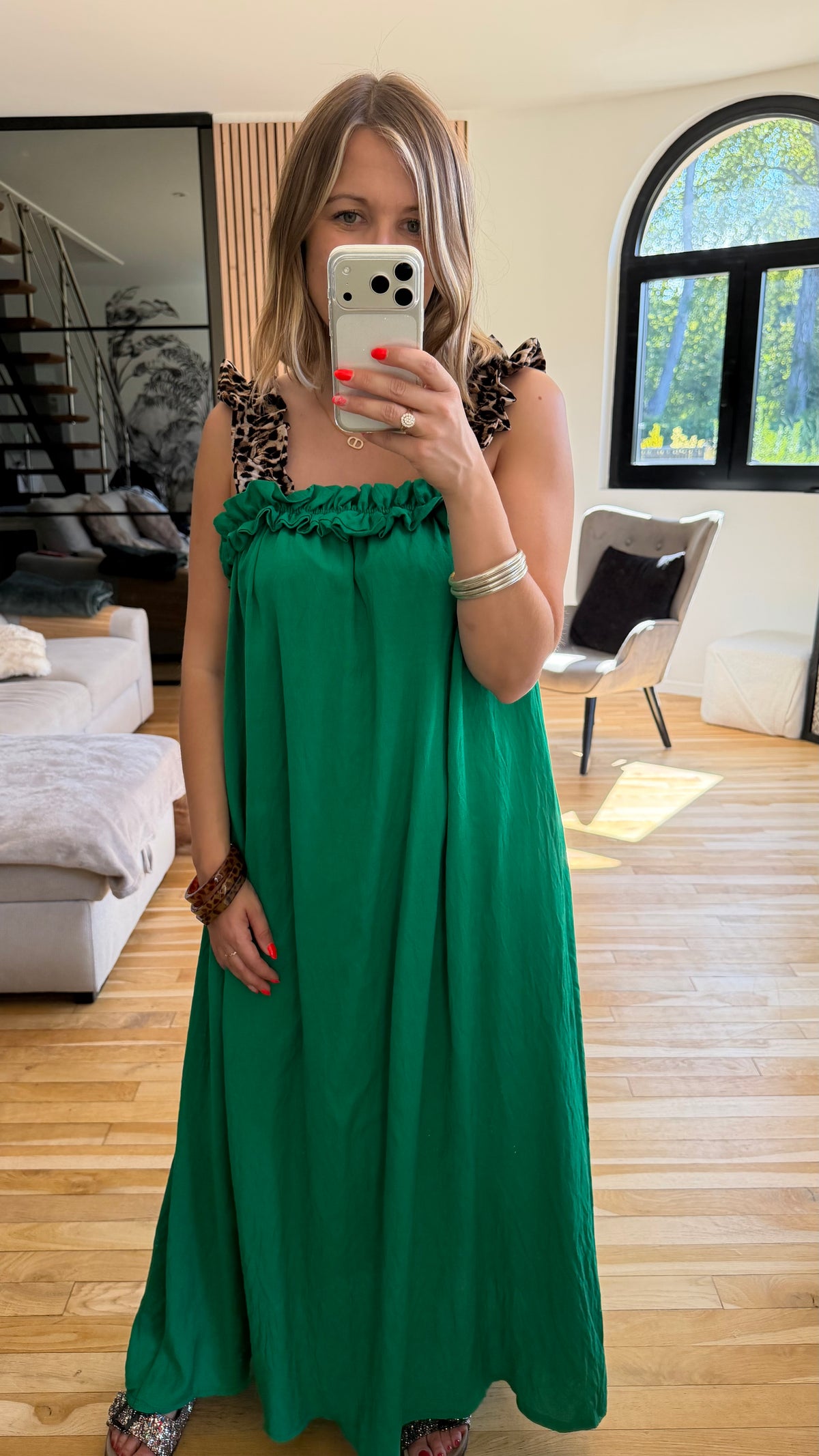 Robe Rosa vert