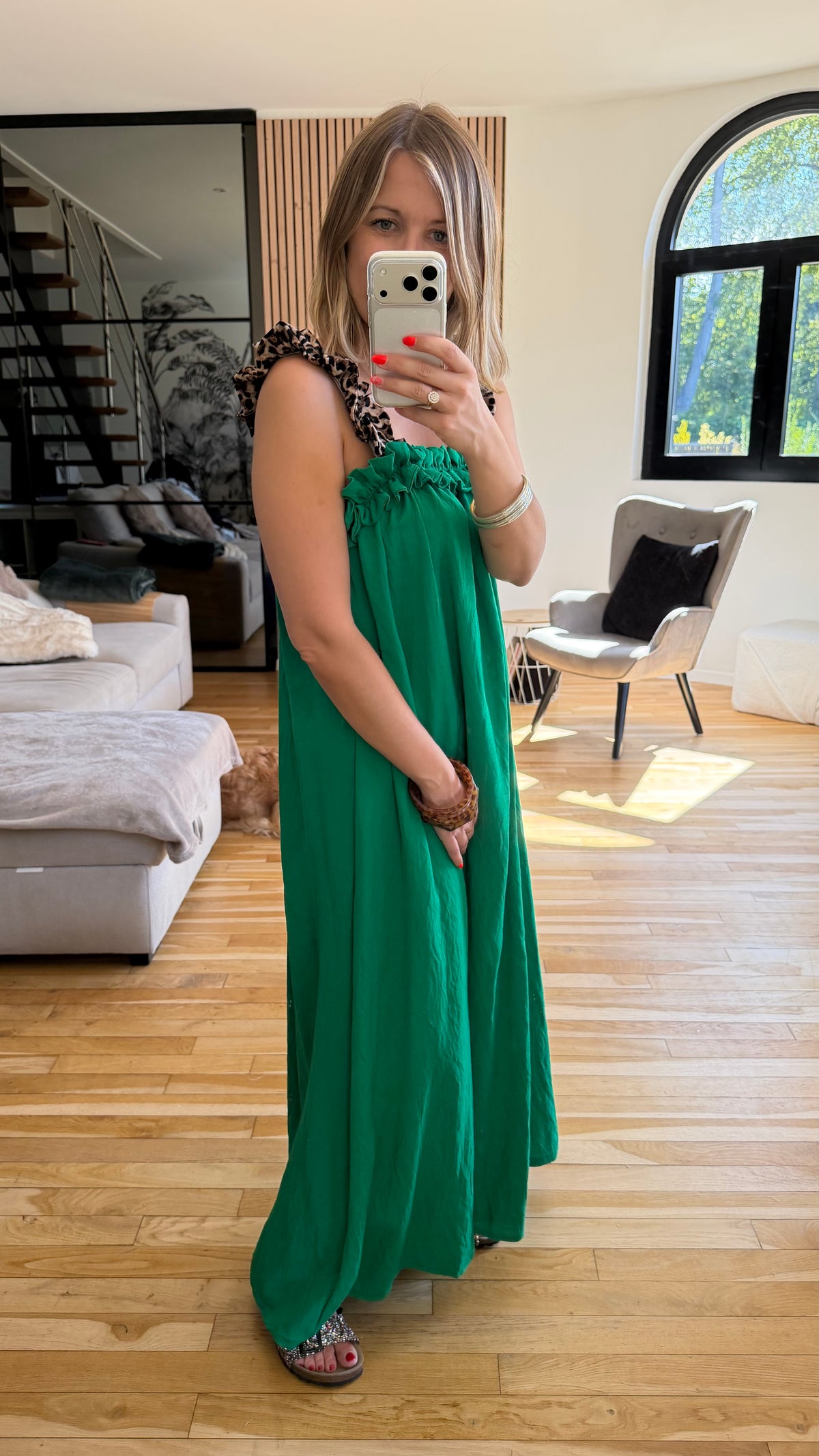 Robe Rosa vert