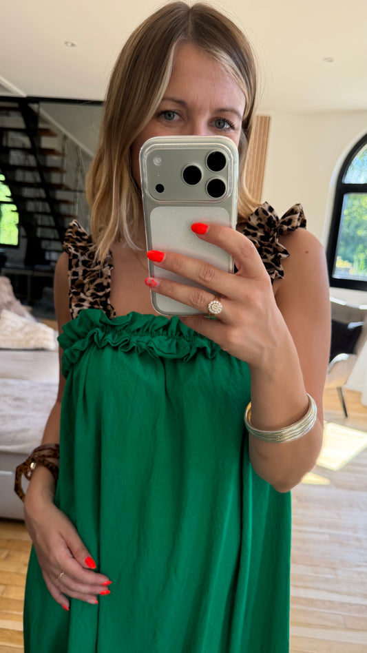 Robe Rosa vert