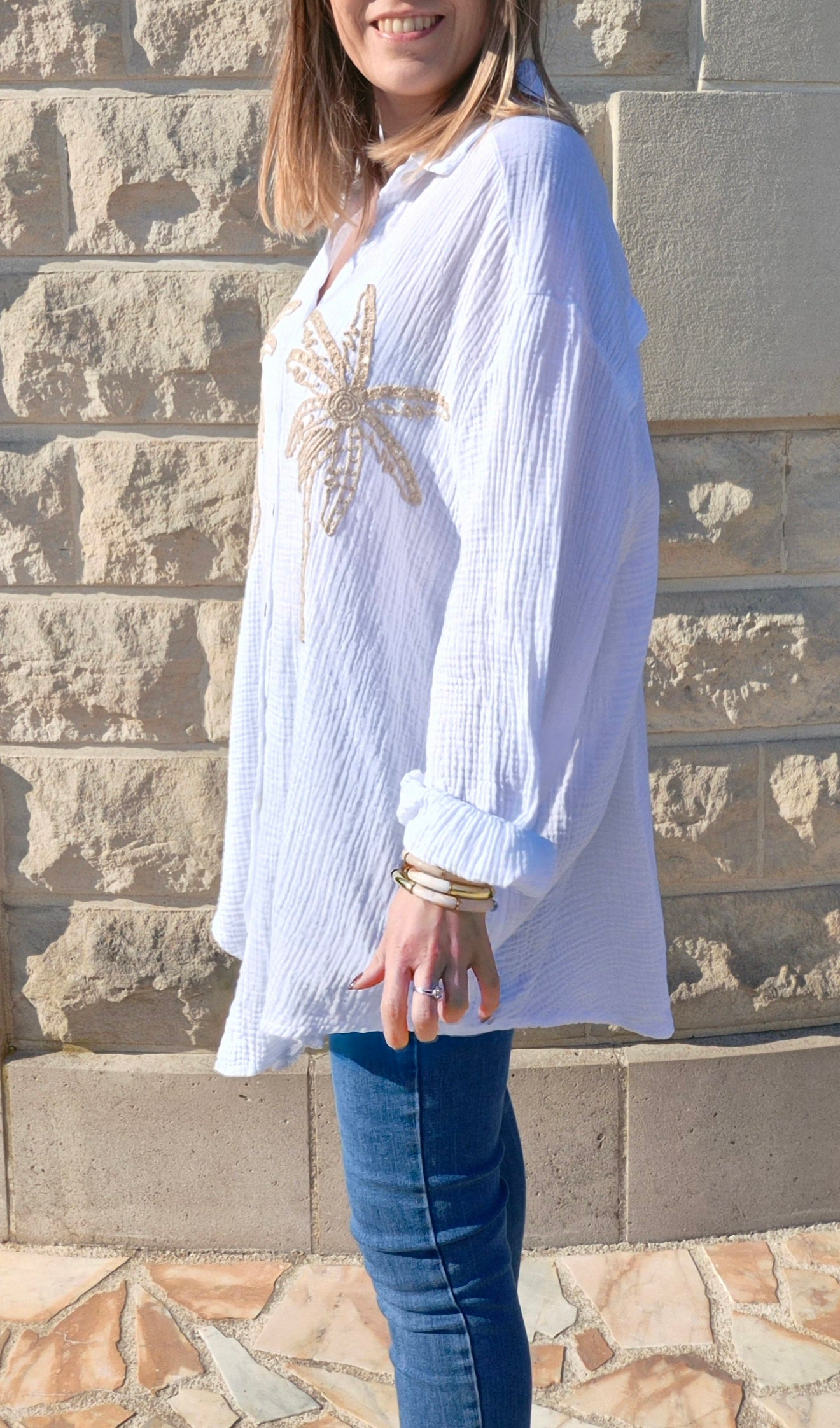 Chemise Palmiers