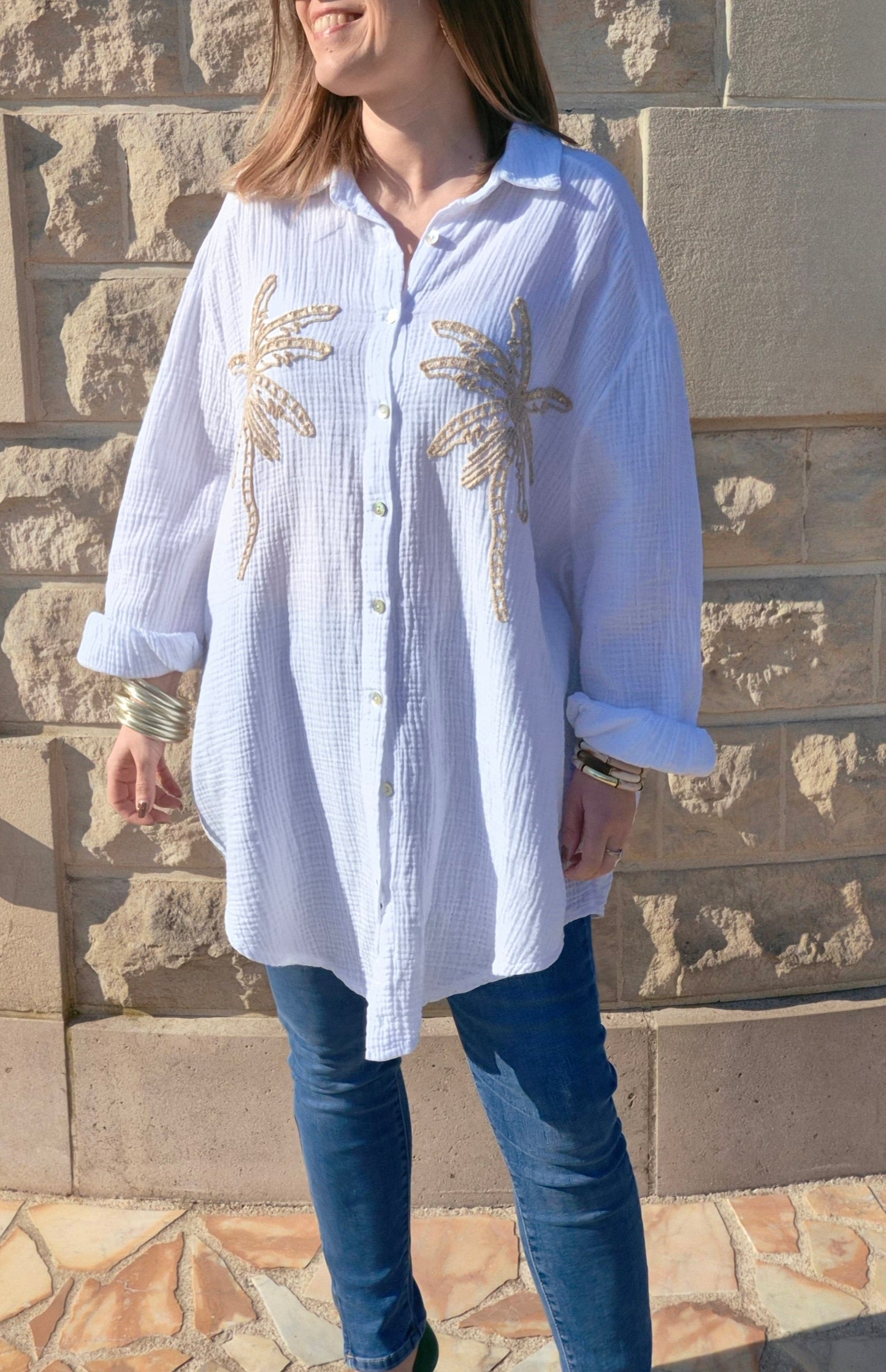 Chemise Palmiers